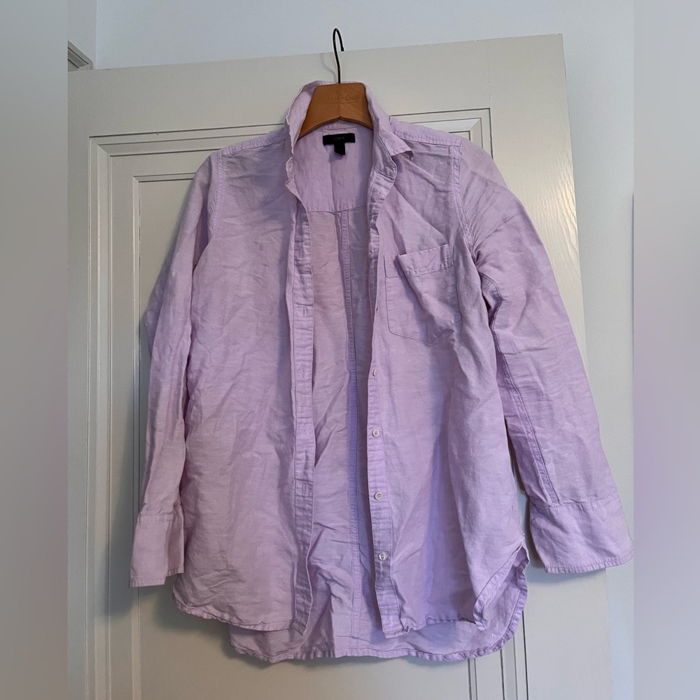 J. Crew linen blouse
